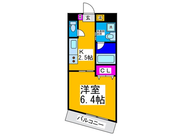 メゾンドゥース学園町の物件間取画像